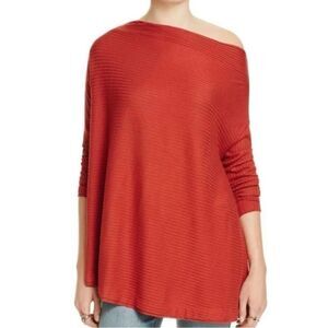 Free People Love Split Back Ribbed Long Sleeve Size S